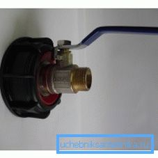 Adapter z metalowym zaworem kulowym Adapter z metalowym zaworem kulowym