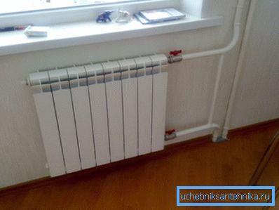 Bateria aluminiowa zainstalowana w pomieszczeniu nie zepsuje jej wyglądu