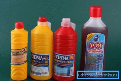 Asortyment środków chemicznych do rozpuszczania osadów organicznych w rurach Asortyment środków chemicznych do rozpuszczania osadów organicznych w rurach