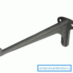 Żeliwny uchwyt umywalki 32 cm - wersja tradycyjna, charakteryzuje się niezawodnością i trwałością Żeliwny uchwyt umywalki 32 cm - wersja tradycyjna, charakteryzuje się niezawodnością i trwałością
