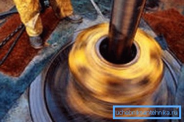 Dłuto w mechanicznej technologii obrotowej należy schłodzić wodą. Dłuto w mechanicznej technologii obrotowej należy schłodzić wodą.