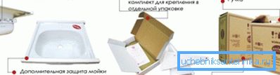 Zlewozmywak emaliowany z dołączonymi uchwytami montażowymi. Zlewozmywak emaliowany z dołączonymi uchwytami montażowymi.