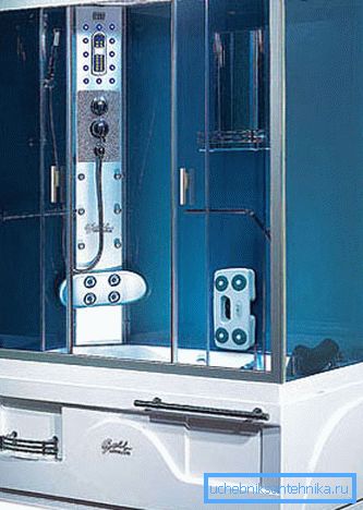 Hydrobox z prostokątną wanną Hydrobox z prostokątną wanną