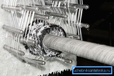 Wykonanie uzwojenia spiralnego z pierścieniem spiralnym.