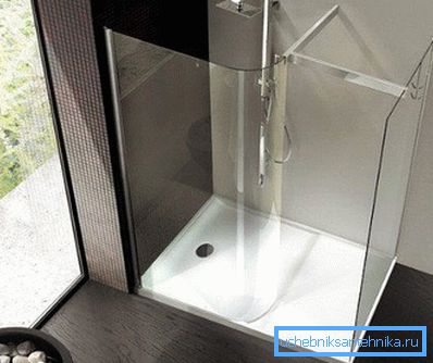 Kabina prysznicowa 110x80 typu otwartego bez dachu. Kabina prysznicowa 110x80 typu otwartego bez dachu.