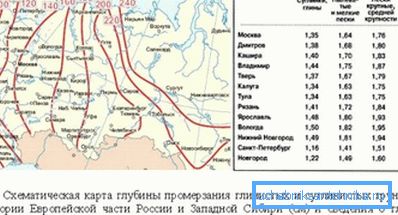 Mapa głębokości zamarzania gleby w regionach Rosji. Mapa głębokości zamarzania gleby w regionach Rosji.