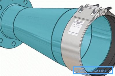 Model kombinowany z częścią karbowaną i kołnierzową Model kombinowany z częścią karbowaną i kołnierzową
