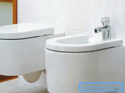 Zestaw bidetowy i wc we wnętrzu Zestaw bidetowy i wc we wnętrzu