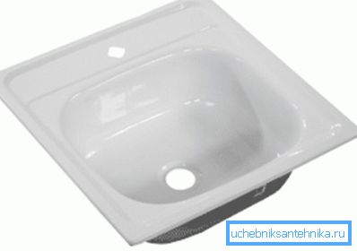 Zlewozmywak kuchenny o wymiarach 500 x 500 mm Zlewozmywak kuchenny o wymiarach 500 x 500 mm
