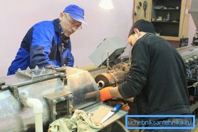 W linii zdjęciowej do produkcji rur polimerowych W linii zdjęciowej do produkcji rur polimerowych