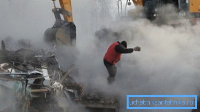 Na zdjęciu - jeden z powodów braku ogrzewania Na zdjęciu - jeden z powodów braku ogrzewania