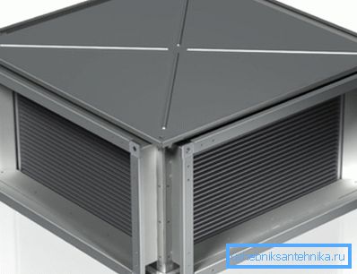 Na zdjęciu wymiennik ciepła stosowany w sprzęcie klimatycznym w obudowie ochronnej Na zdjęciu wymiennik ciepła stosowany w sprzęcie klimatycznym w obudowie ochronnej
