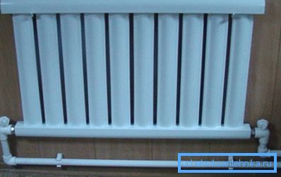 Na zdjęciu - zainstalowana bateria próżniowa Na zdjęciu - zainstalowana bateria próżniowa