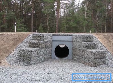 Na zdjęciu - betonowe produkty przepustu pod jezdnią Na zdjęciu - betonowe produkty przepustu pod jezdnią