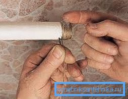 Zawiń len i nałóż pastę. Zawiń len i nałóż pastę.