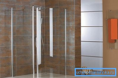 Naprawiono ekrany prysznicowe 90x90 firmy RONAL DUSCHEN