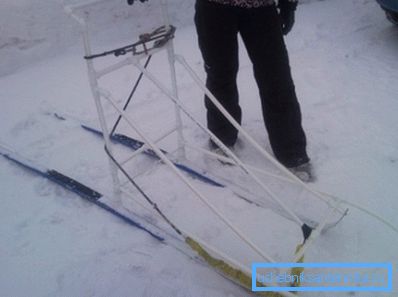Jedna z opcji ramy sań Jedna z opcji ramy sań