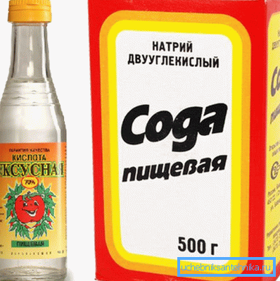 Główne elementy do czyszczenia.