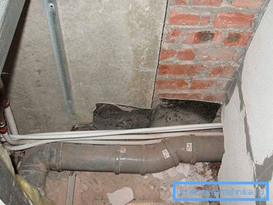 3965 Długa rura odpływowa do przesuwania toalety na duże odległości