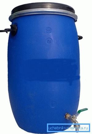 Plastikowa lufa z odpływem Plastikowa lufa z odpływem