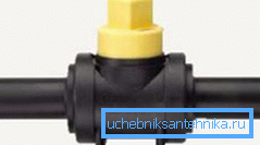 Plastikowy zawór kulowy 50 mm SDR11 (polietylen) Plastikowy zawór kulowy 50 mm SDR11 (polietylen)