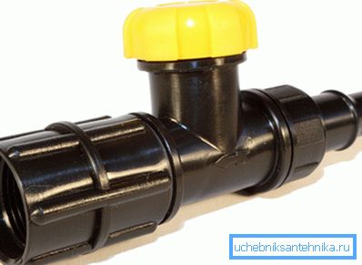 Plastikowy kran z wodą KV 20m Plastikowy kran z wodą KV 20m
