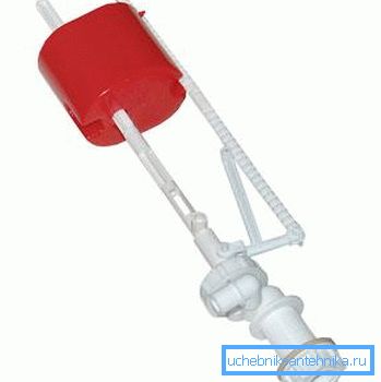 Mechanizm pływakowy z zaworem wlotowym Mechanizm pływakowy z zaworem wlotowym