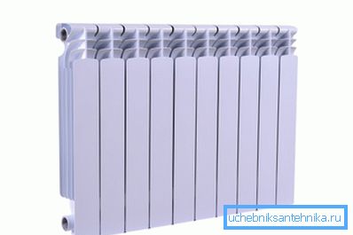 Przykład grzejnika aluminiowego Przykład grzejnika aluminiowego
