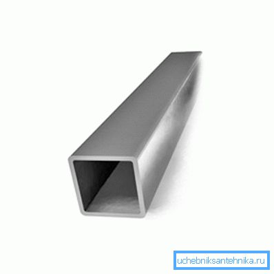 Rura profilowana 50x50 mm