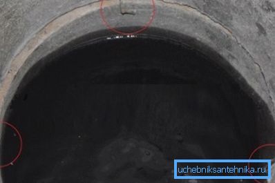 Demontaż przeprowadzono przy przemieszczeniu betonowych pierścieni. Demontaż przeprowadzono przy przemieszczeniu betonowych pierścieni.