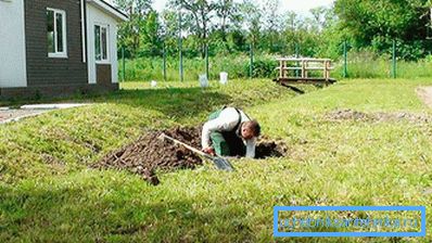 1156 Kopanie dołka na szambo