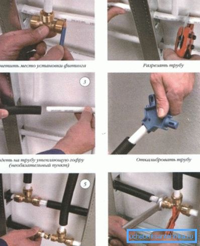 Jest prostsze w przypadku produktów metalowo-plastikowych - kanał jest wycinany, potrzebny jest odpowiedni adapter i podłączona jest niezbędna liczba połączeń (jak na zdjęciu)