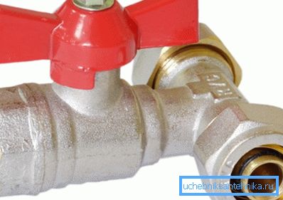 Trójnik hydrauliczny 1 2 z kranem do rury metaloplastycznej