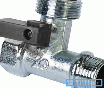 Tee hydrauliczne z mosiężnym kranem