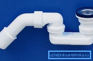 Syfon z uszczelką wodną Syfon z uszczelką wodną
