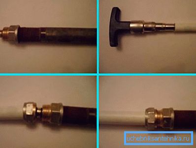 Podłączenie rury metaloplastycznej i metalowej