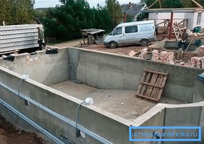 Konstrukcja basenu betonowego Konstrukcja basenu betonowego