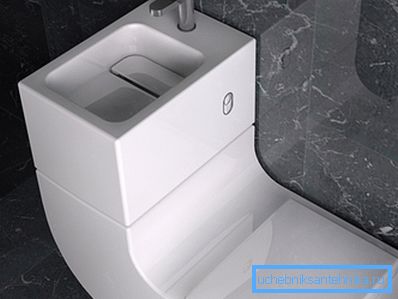 Wspólny zestaw zlewu i WC Wspólny zestaw zlewu i WC