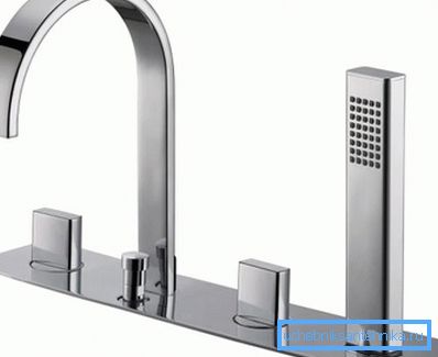 Modern Mortise Bath Kran z prysznicem Modern Mortise Bath Kran z prysznicem