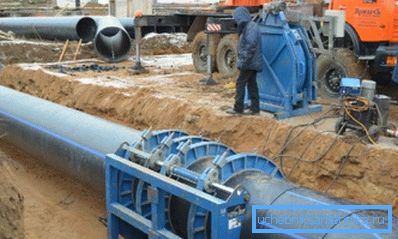 Zgrzewanie doczołowe rur HDPE. Zgrzewanie doczołowe rur HDPE.