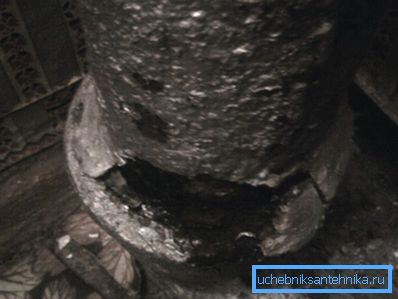 Pęknięcia w rurach są charakterystyczną cechą starych budynków z żeliwnymi ściekami Pęknięcia w rurach są charakterystyczną cechą starych budynków z żeliwnymi ściekami