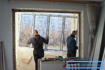Instalacja okna metaloplastycznego Instalacja okna metaloplastycznego