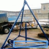 Metalowy statyw z opcją wciągarki
