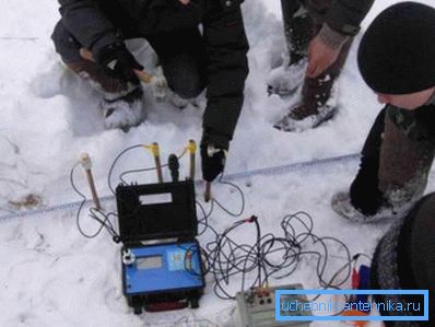 Pionowe wykrywanie elektryczne.