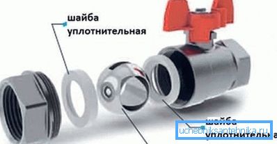 Widoczny zawór kulowy z otworem Widoczny zawór kulowy z otworem