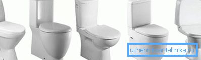 Na zewnątrz nie można odróżnić porcelanowej muszli klozetowej od toalety fajansu ze względu na warstwę glazury pokrywającą produkt.