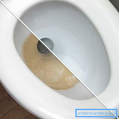 Wewnętrzna powierzchnia przed i po obróbce Wewnętrzna powierzchnia przed i po obróbce