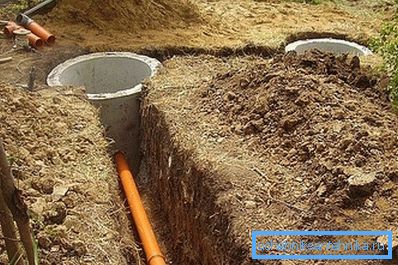 Wprowadzanie ścieków do zbiornika na odpady odbywa się również poniżej poziomu zamarzania gruntu. Wprowadzanie ścieków do zbiornika na odpady odbywa się również poniżej poziomu zamarzania gruntu.