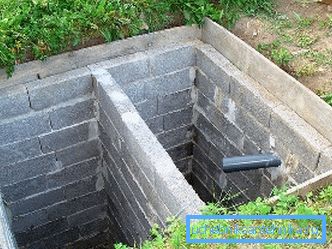 Pit wyłożone blokami