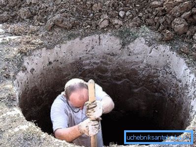 Pit pod pierwszym betonowym pierścieniem Pit pod pierwszym betonowym pierścieniem
